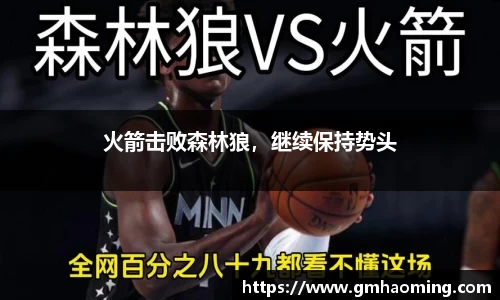 火箭击败森林狼，继续保持势头